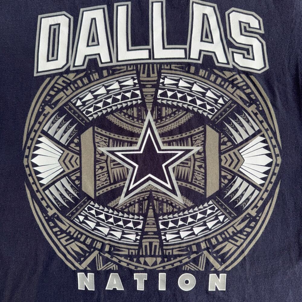 Vintage Dallas NATION Cowboys “We Dem Boyz” Navy Tee Shirt Sz XL Graphic EUC